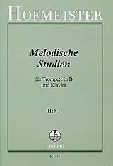  Notenblätter Melodische Studien Band 1