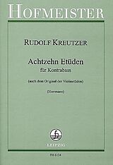 Rodolphe Kreutzer Notenblätter 18 Etüden