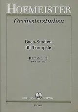 Johann Sebastian Bach Notenblätter Bach-Studien für Trompete Band 3