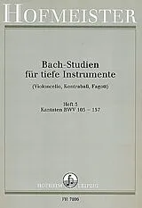 Johann Sebastian Bach Notenblätter Bach-Studien für tiefe Instrumente