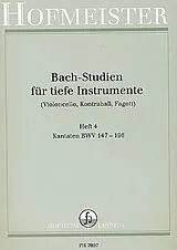 Johann Sebastian Bach Notenblätter Bach-Studien für tiefe Instrumente