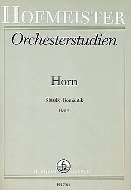 Karl Friedrich Abel Notenblätter Orchesterstudien für Horn Band 2