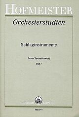 Peter Iljitsch Tschaikowsky Notenblätter Orchesterstudien Band 1 für