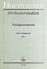 Peter Iljitsch Tschaikowsky Notenblätter Orchesterstudien Band 2
