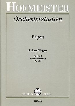 Richard Wagner Notenblätter Orchesterstudien Fagott