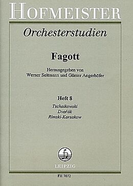  Notenblätter Orchesterstudien für Fagott Band 8