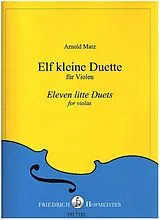 Arnold Matz Notenblätter Elf kleine Duette