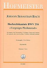 Johann Sebastian Bach Notenblätter Vergnügte Pleissenstadt BWV216