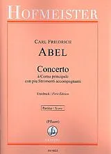 Carl Friedrich Abel Notenblätter Concerto à Cornu principale con