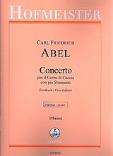 Karl Friedrich Abel Notenblätter Concerto per il Cornu di Caccia con