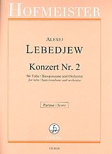 Alexej Lebedev Notenblätter Konzert Nr.2 für Tuba