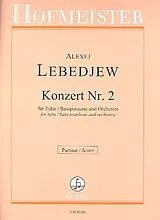 Alexej Lebedev Notenblätter Konzert Nr.2 für Tuba