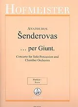 Anatolijus Senderovas Notenblätter Per Giunt