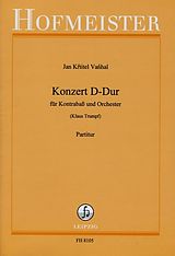 Johann Baptist (Krtitel) Vanhal Notenblätter Konzert D-Dur für