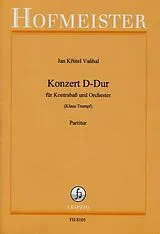 Johann Baptist (Krtitel) Vanhal Notenblätter Konzert D-Dur für