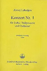 Alexej Lebedev Notenblätter Konzert Nr.1