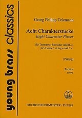 Georg Philipp Telemann Notenblätter 8 Charakterstücke für Trompete