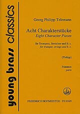 Georg Philipp Telemann Notenblätter 8 Charakterstücke für Trompete