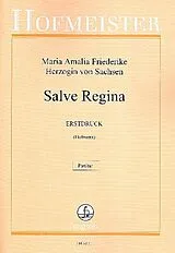 Amalie M.F.A. Herzogin von Sachsen Notenblätter Salve Regina