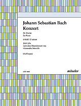 Johann Sebastian Bach Notenblätter Konzert d-Moll BWV974