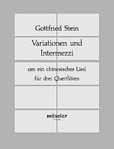 Gottfried Stein Notenblätter Variationen und Intermezzi um ein chinesisches Lied