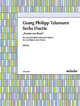 Georg Philipp Telemann Notenblätter 6 Duette Sonaten