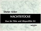 Dieter Acker Notenblätter Nachtstücke Duo