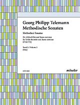 Georg Philipp Telemann Notenblätter Methodische Sonaten Band 3