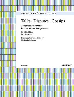  Notenblätter Talks disputes gossips - zeitgenössische Duette