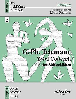 Georg Philipp Telemann Notenblätter 2 Concerti