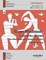 Hans Stadlmair Notenblätter Concerto sereno