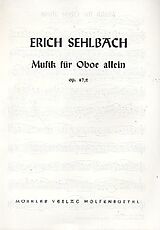Erich Sehlbach Notenblätter Musik op.87,2