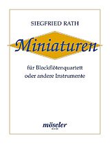 Siegfried Rath Notenblätter Miniaturen