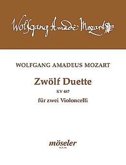 Wolfgang Amadeus Mozart Notenblätter 12 Duette