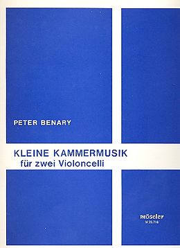 Peter Benary Notenblätter Kleine Kammermusik