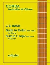 Johann Sebastian Bach Notenblätter Suite E-Dur BWV1006a