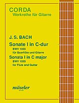 Johann Sebastian Bach Notenblätter Sonate C-Dur Nr.1 BWV1033