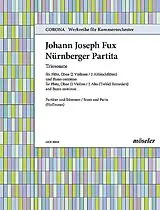 Johann Joseph Fux Notenblätter Nürnberger Partita