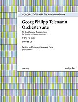 Georg Philipp Telemann Notenblätter Suite G-Dur