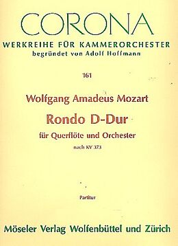 Wolfgang Amadeus Mozart Notenblätter Rondo D-Dur nach dem Rondo KV373