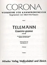 Georg Philipp Telemann Notenblätter Concerto grosso h-Moll