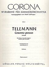 Georg Philipp Telemann Notenblätter Concerto grosso h-Moll