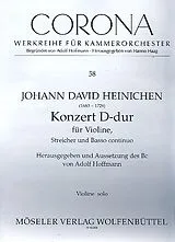 Johann David Heinichen Notenblätter Konzert D-Dur