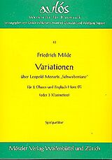 Friedrich Milde Notenblätter Variationen über Leopold Mozarts Schwabentanz
