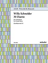 Willy Schneider Notenblätter 30 Duette