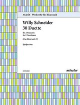 Willy Schneider Notenblätter 30 Duette