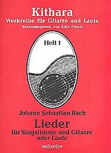 Johann Sebastian Bach Notenblätter Lieder