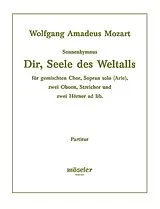 Wolfgang Amadeus Mozart Notenblätter Dir, Seele des Weltalls - Sonnenhymnus aus KV429