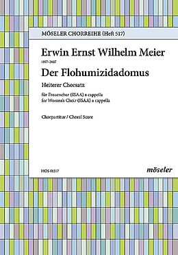 Erwin Ernst Wilhelm Meier Notenblätter Der Flohumizidadomus