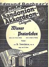 Siegfried Translateur Notenblätter Wiener Praterleben op.12